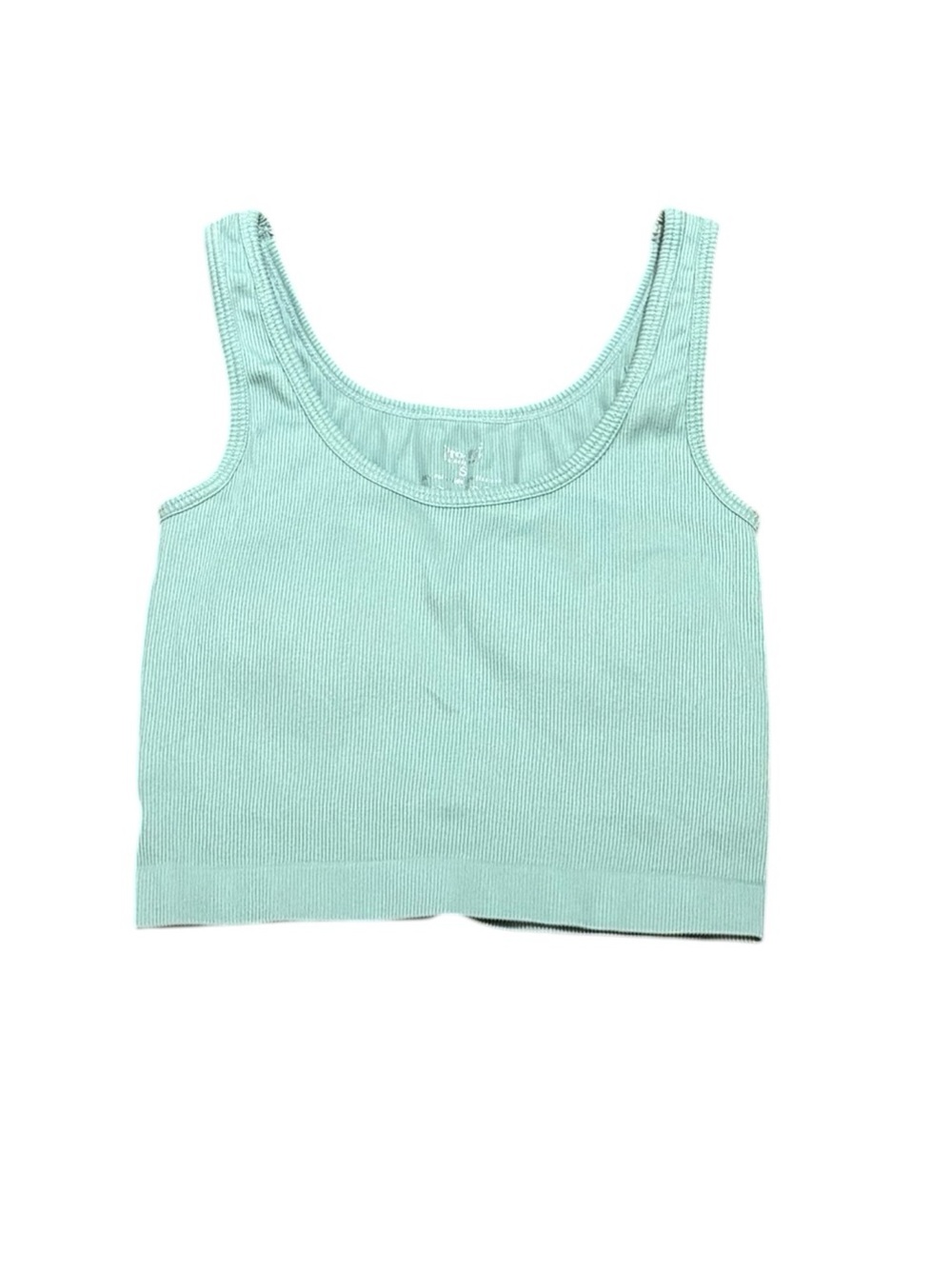 Pro Fit Mint Padded Tank Top Crop, Size S
